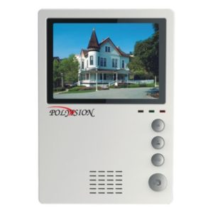 Видеодомофон цветной миниатюрный Polyvision PVD-4S v.5.1 (PVD-405C)